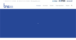 Desktop Screenshot of bns.com.tr